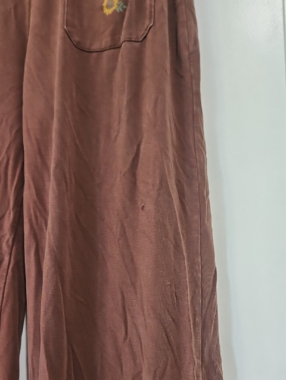Purusha People Brown Flow Pants with Slight Damage Medium - Picture 5 of 5